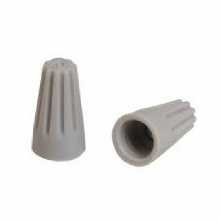 HUBBELL CANADA Hubbell Wire Connector, 22 to 14 AWG Wire, Thermoplastic Housing Material, Gray HWCS1B100